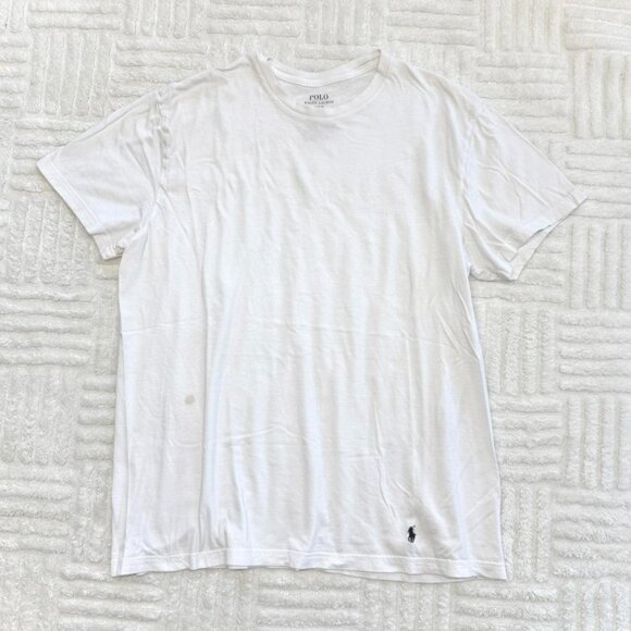 white Polo Ralph Lauren tshirt - Picture 1 of 4